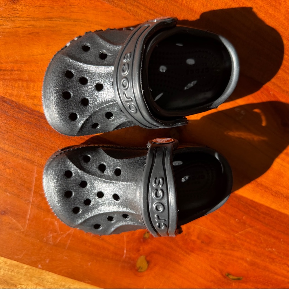 CROCS Kids Black Water Shoes